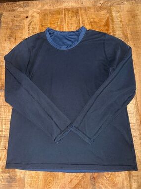 lululemon athletica Men's Long-Sleeve Crewneck - Deep Navy